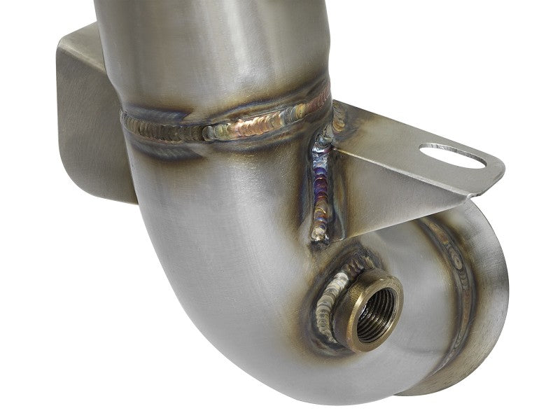 AFE 48-36318-1HC MINI Cooper S (R56) L4 1.6L (t) Twisted Steel Down Pipe 2-1/2i