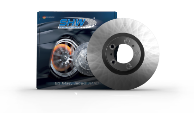 SHW Performance PFL39525 SHW 19-22 fits Porsche Macan 2.0L V6 Front Left Smooth Monobloc Brake Rotor (95B615301AB)