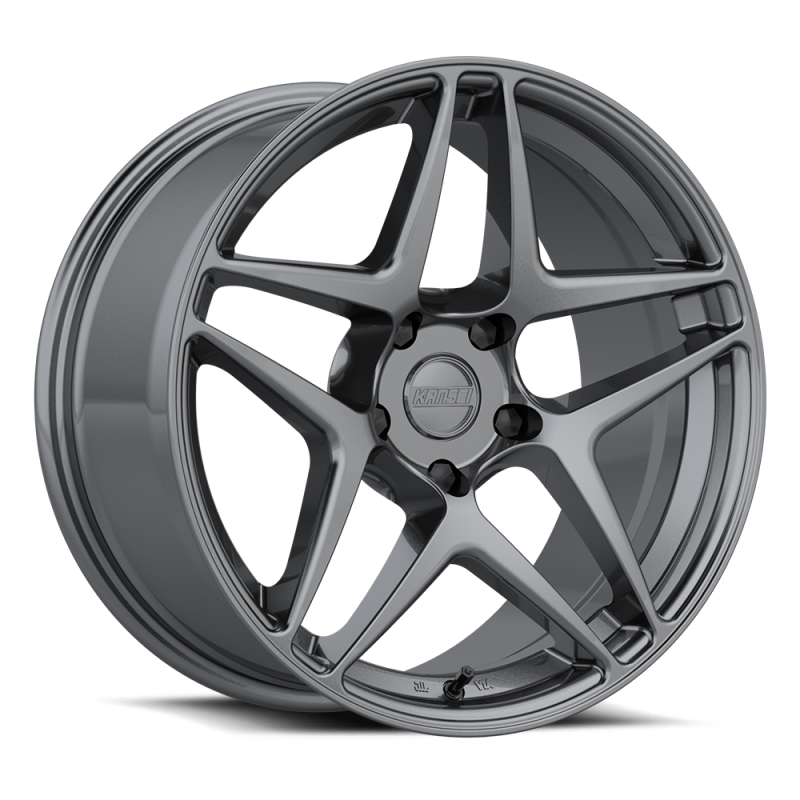 Kansei K15G-191512+12 K15G Astro 19x10.5in / 5x114.3 BP / 12mm Offset / 73.1mm Bore - Gunmetal Wheel