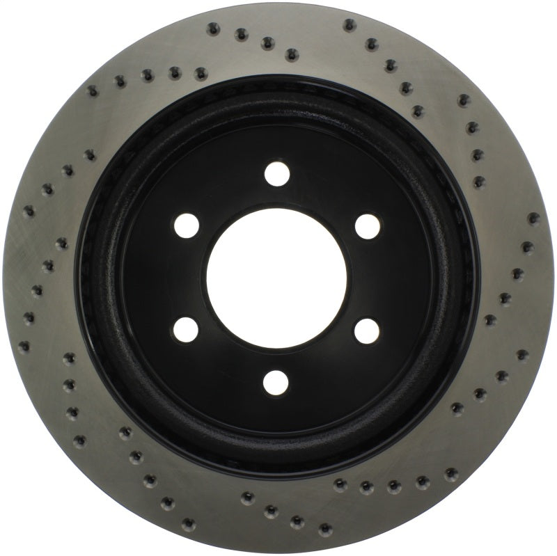 Stoptech 128.65153R 2019 Ford Raptor w/ Electronic Parking Brake Sport Cross Drilled Right Rear Rotor