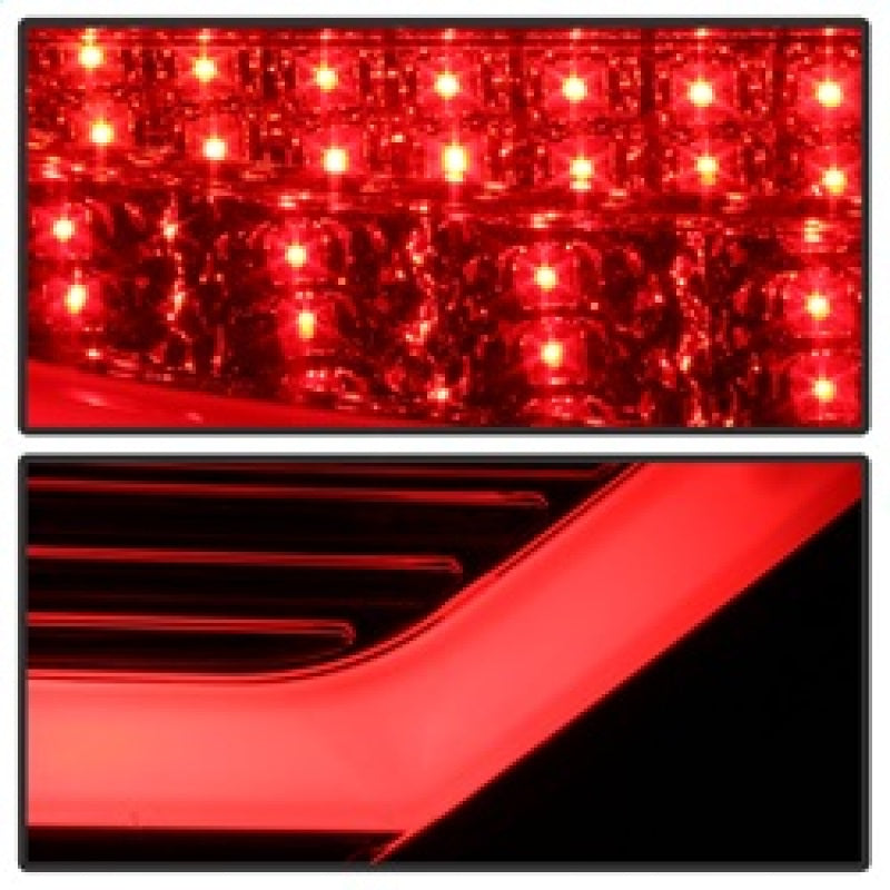 Spyder 5083258 fits Audi 08-12 A5 LED Tail Lights - Red Clear ALT-YD-AA508V2-LE
