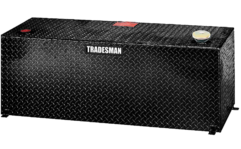 Tradesman 73199 Aluminum Rectangular Liquid Storage Tank (100 Gallon Capacity) - Blk