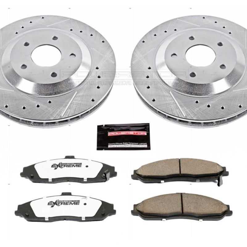 PowerStop K1559-26 2004 fits Cadillac XLR Front Z26 Street Warrior Brake Kit