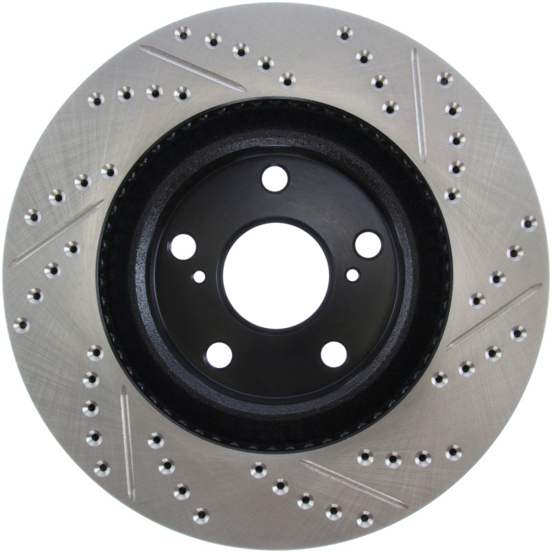 Stoptech 127.44146R 07-09 Lexus ES 250/ES 300/ ES330/ES350 SportStop Slotted & Drilled Right Front Rotor
