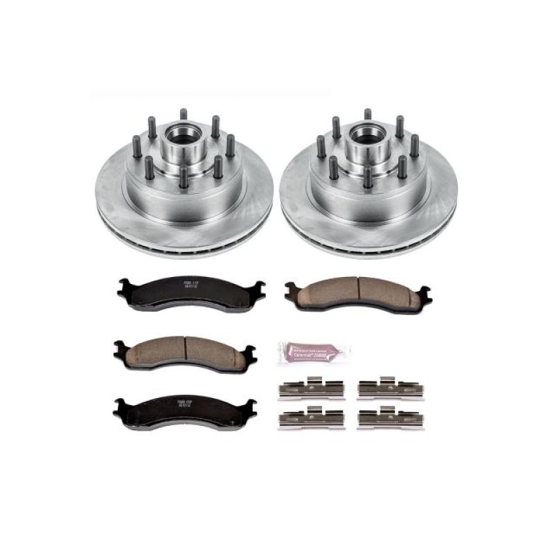 Power Stop KOE5088 99 fits Ford E-350 Super Duty Front Autospecialty Brake Kit