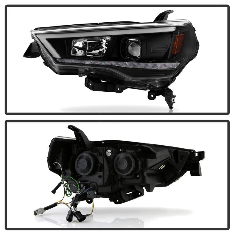 Spyder 5088154 14-20 fits Toyota 4Runner Projector Headlights w/Seq. LED Turn S