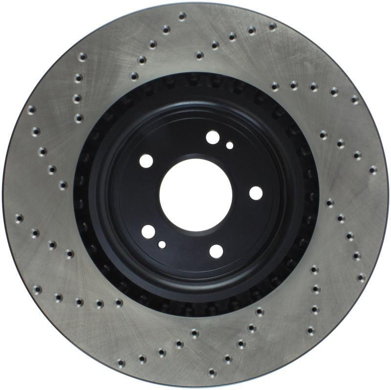 Stoptech 128.46076L 08-16 Mitsubishi Lancer Sport Drilled Left Front Rotor