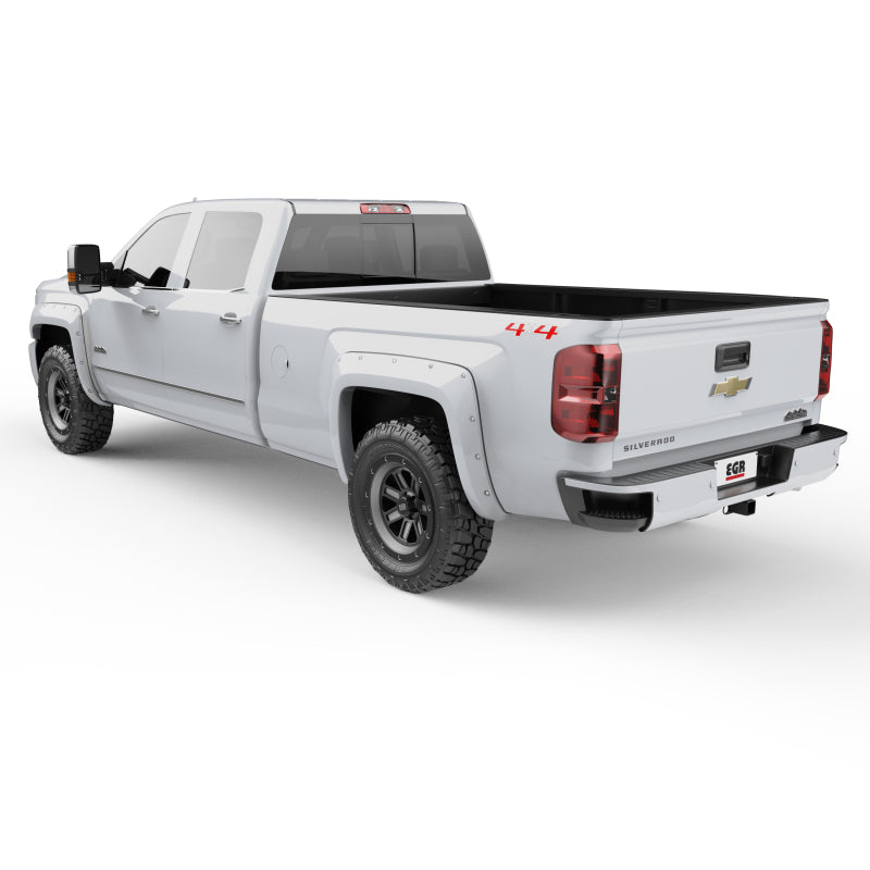 EGR 791574-GAZ 14+ Chev fits Silverado 6-8ft Bed Bolt-On Look Color Match Fender Flares - Set - Summit White