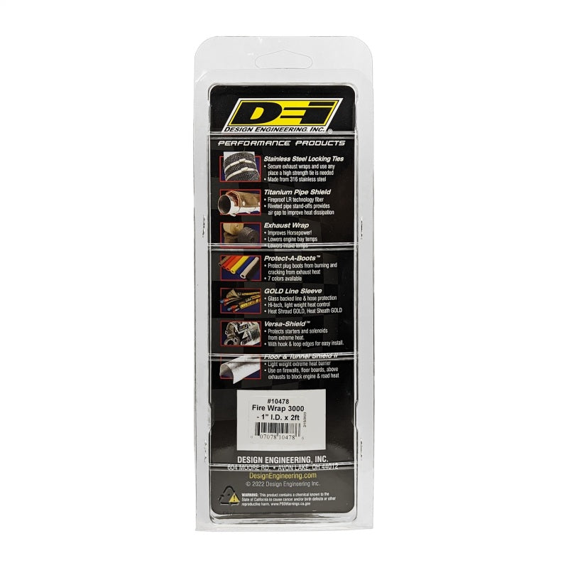 DEI 10478 Fire Wrap 3000 1in I.D. x 2ft