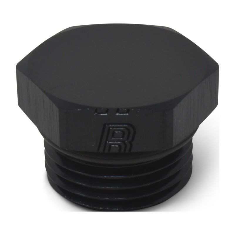 Russell 660273 Performance -6 AN Straight Thread Plug (Black)