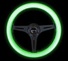 NRG ST-015BK-GL ST-015BK-GL Classic Wood Grain Steering Wheel Glow-N-The-Dark