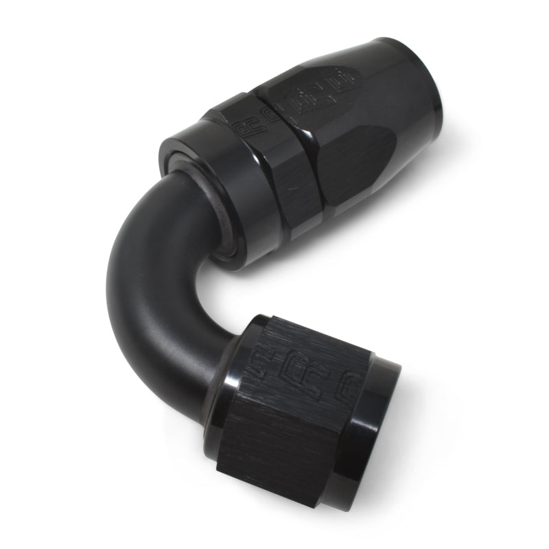 Russell 613435 Performance -12 AN Black 120 Degree Full Flow Swivel Hose End