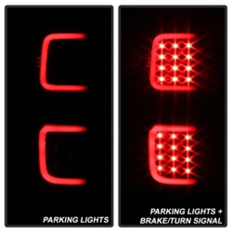 xTune 5082169 fits Ford F150 09-14 LED Tail Lights - Black ALT-ON-FF15009-LBLED