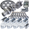 Eagle B13055L00068 fits Chevy 350 1Pc 3.750in Crank 5.700in I-Beam Rods 4.000in Pistons 168 Tooth FP Balanced Assembly