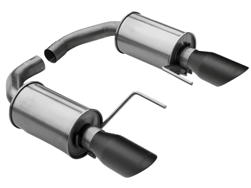 Roush 421837-BLK 2015 fits Mustang V6 / EcoBoost Black Tip Axle Back Exhaust