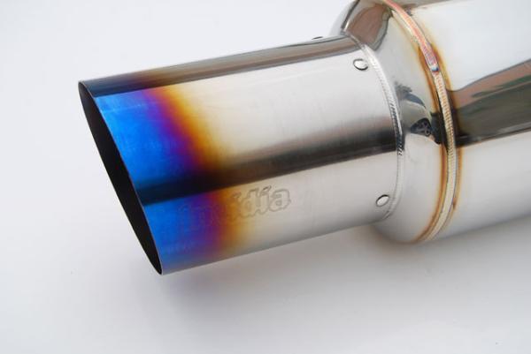 Invidia HS08SW5GRT 08+ WRX Hatch / 08 STi 76mm RACING Titanium Tip Cat-back Exha