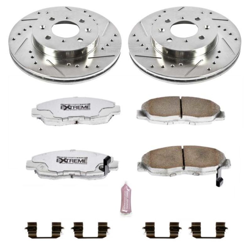 PowerStop K690-26 96-05 fits Honda Civic Front Z26 Street Warrior Brake Kit