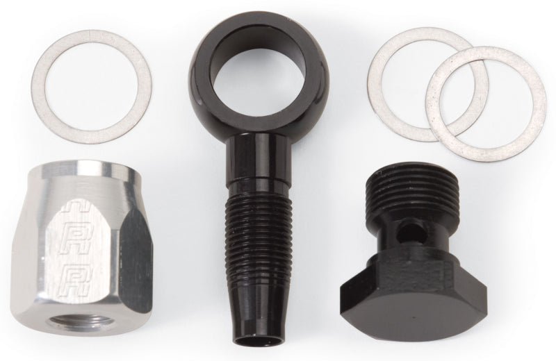 Russell 640233 Performance -6 AN Carb Banjo Adapter Fitting (Black)