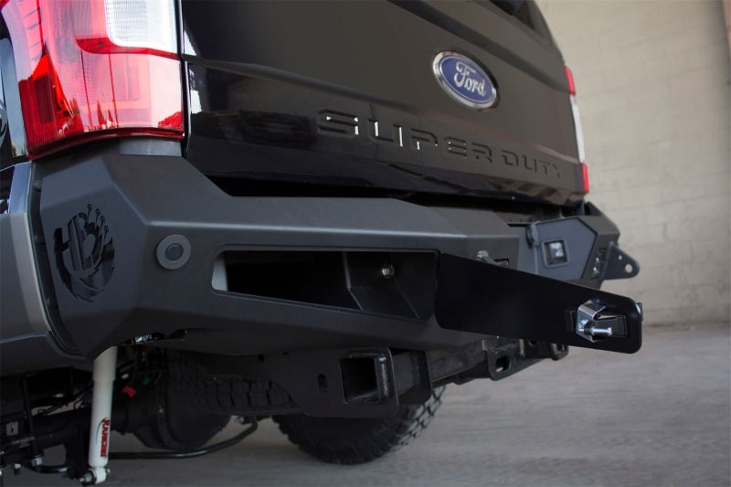 Addictive Desert Designs R167301280103 fits Ford 17-18 F-250 HoneyBadger Rear Bumper w/ Backup Sensor Cutouts