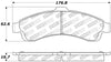 Stoptech 309.0882 Sport Brake Pads w/Shims and Hardware - Rear