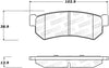 Stoptech 308.1315 Street Brake Pads - Front
