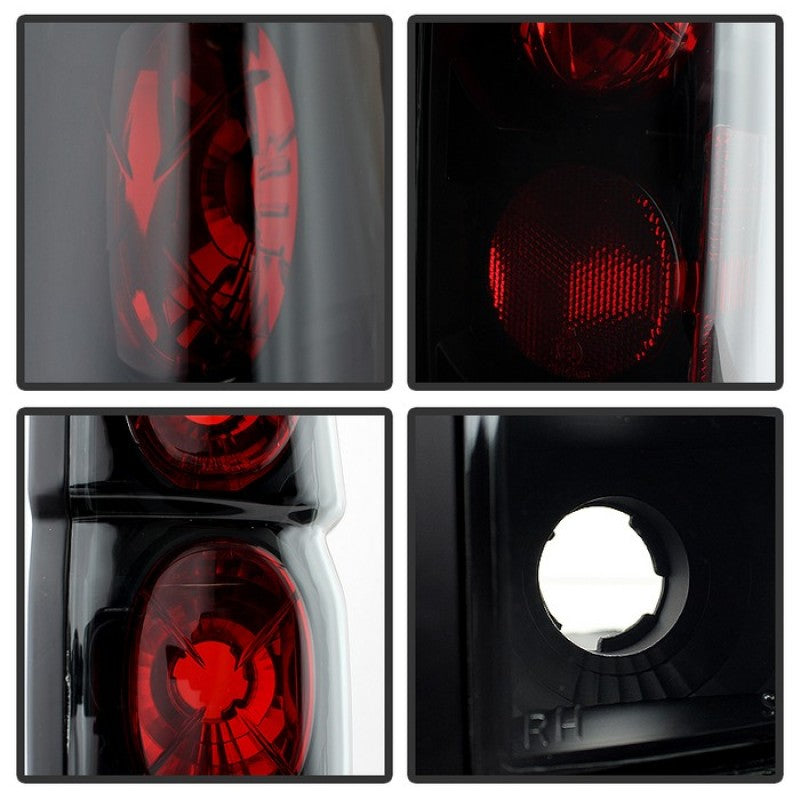 SPYDER 5078216 fits Nissan Hardbody 86-97 Euro Style Tail Lights Black Smoke