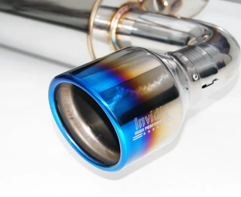 Invidia HS15FFRGV1RT 15-18 fits Ford Focus RS N1 w/Valve Rolled Titanium Tip Cat
