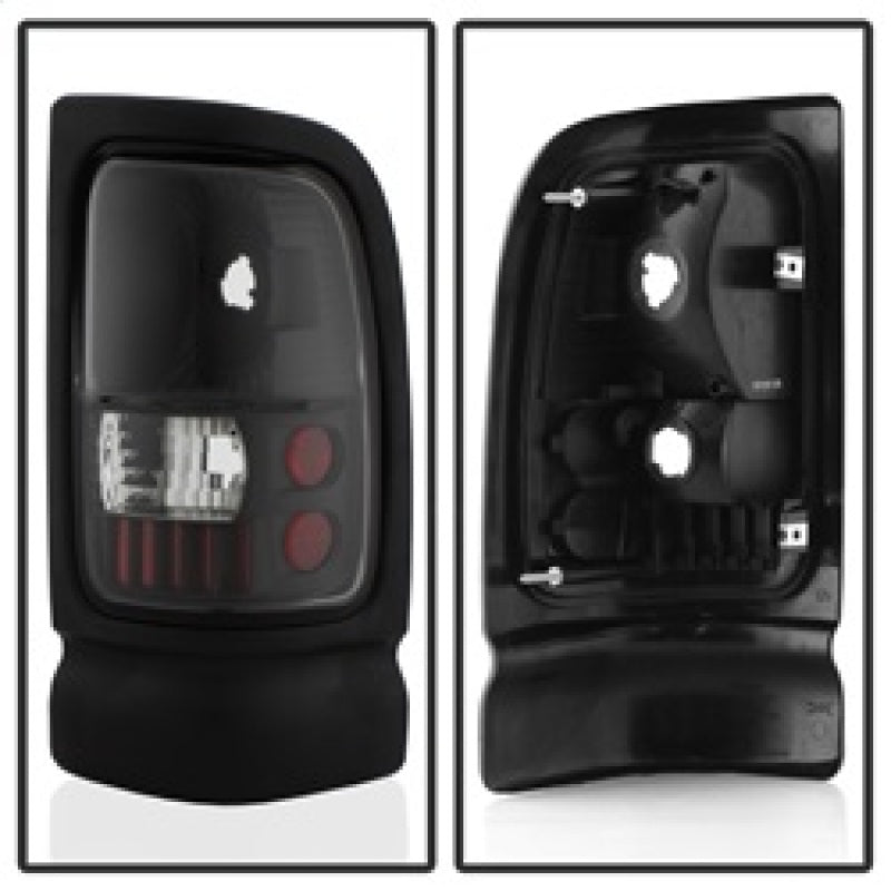 5012753 Xtune fits Dodge 94-01 Ram 1500/2500/3500 Euro Style Tail Lights Black