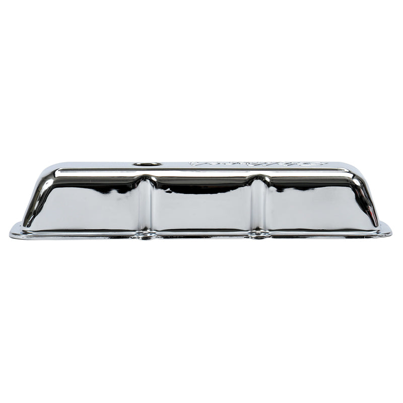 Edelbrock 4488 Valve Cover Signature Series fits Chevrolet 1982-1993 2 8L 60 V6 Chrome