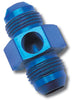 Russell 670080 Performance -8 AN Flare to 3/8in Pipe Pressure Adapter (Blue)