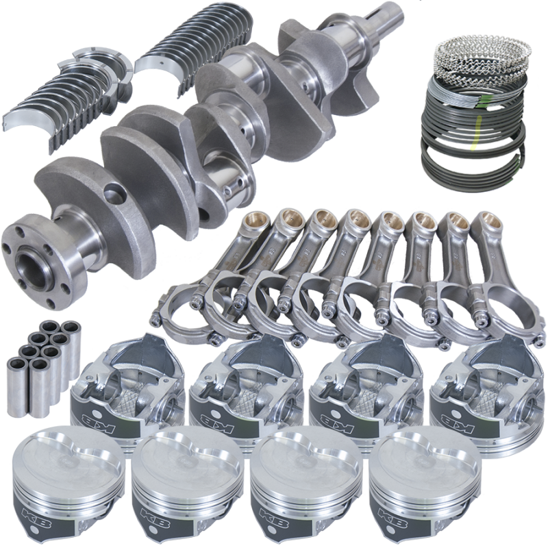 Eagle 16021060 fits Ford 289/302 3.250in Crank 5.400in I-Beam Rods -10cc 4.060in Pistons Rotating Assembly