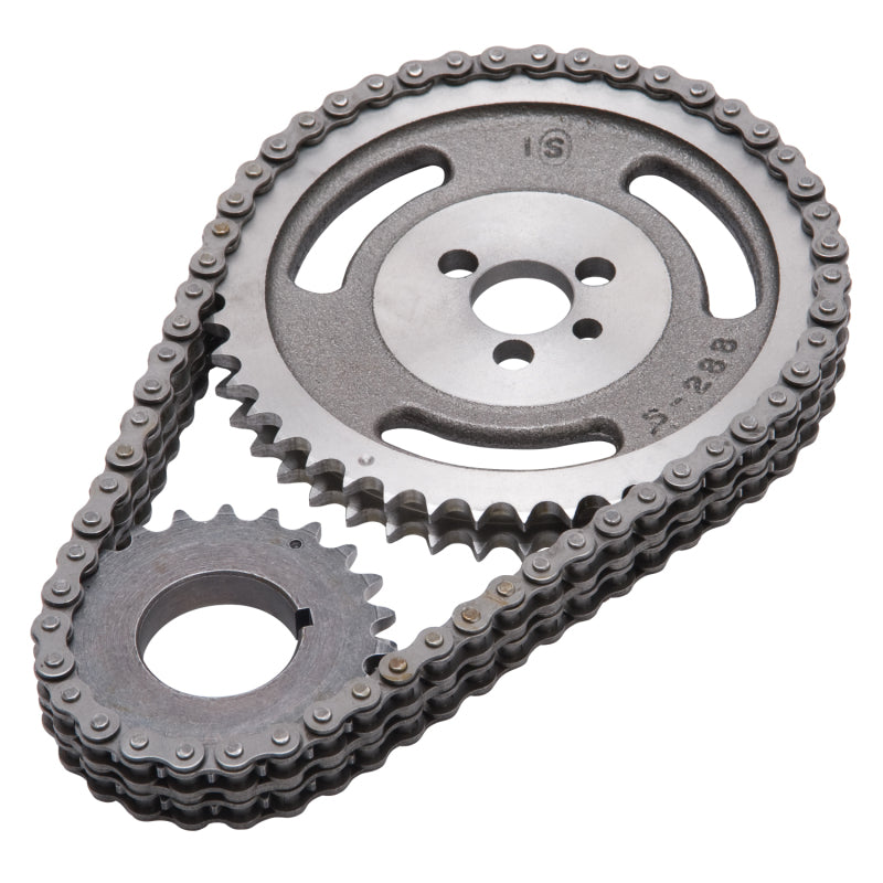 Edelbrock 7802 Timing Chain And Gear Set fits SBC Sng/Keyway