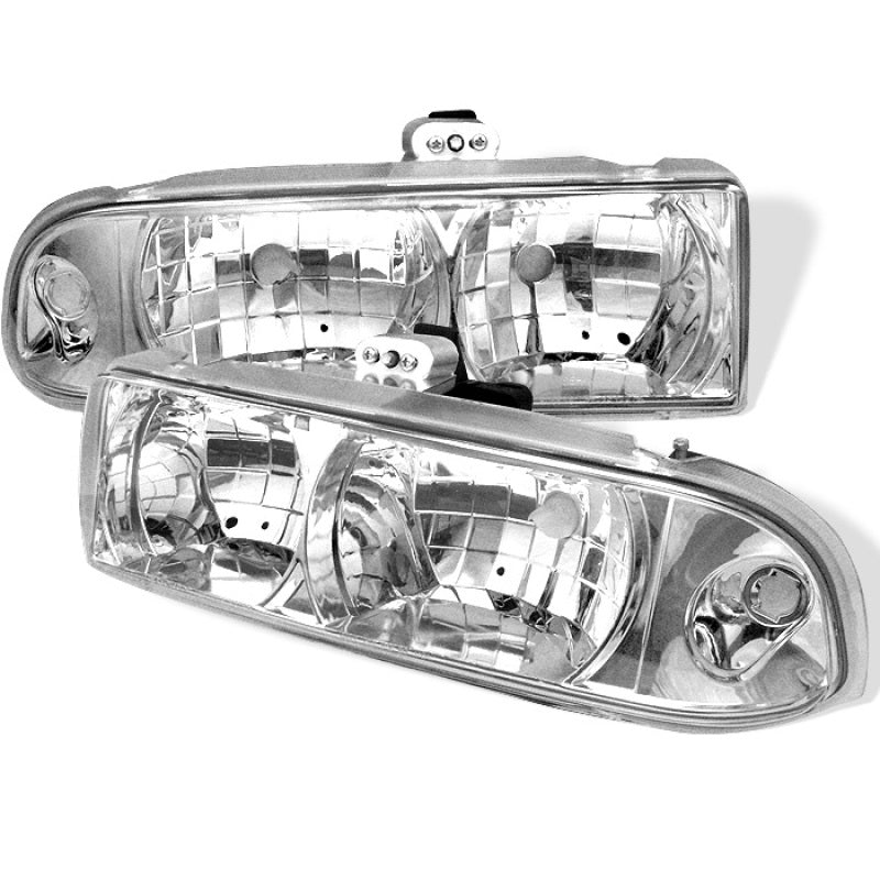 Spyder 5012432 fits Chevy 98-04 S10 /fits Chevy 98-04 Blazer 98-05 Crystal Head