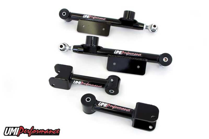 UMI Performance 101516-B 79-98 fits Ford Mustang Upper & Lower Rear Control Arms