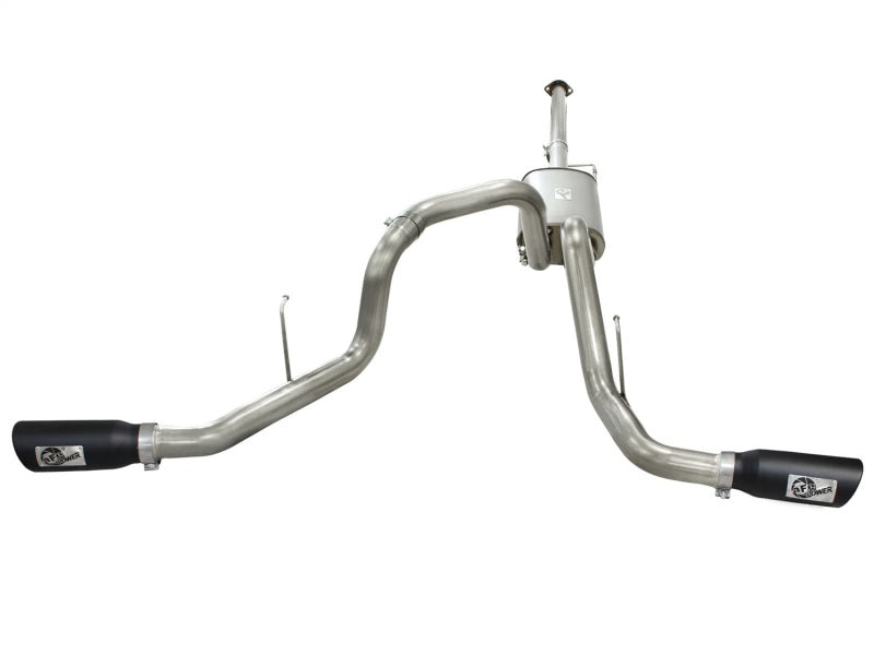 AFE 49-43056-B rce XP Exhaust 3in SS Dual Side Exit CB w/ Black Tips 11-14 fits