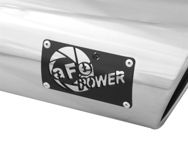 AFE 49T50601-P12 Exhaust Tip Bolt On Polished 5in Inlet x 6in Outlet x 12in Lo