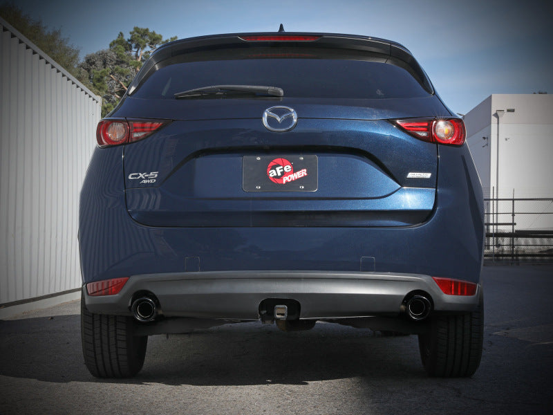 AFE 49-37021-B 17-21 fits Mazda CX-5 2.5L (t) 2.5in. SS Axle-Back Exhaust Syst