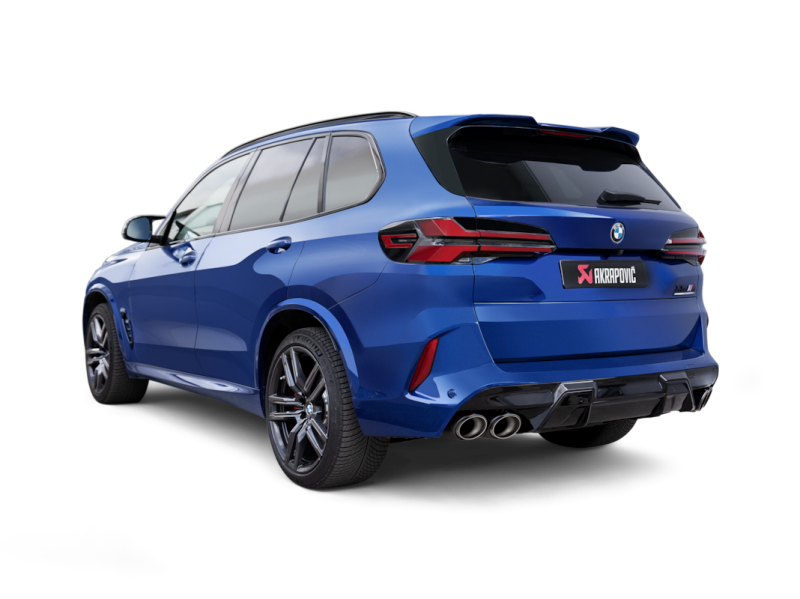 Akrapovic S-BM/T/35H 2024+ fits BMW X5M / X6M (Face Lift) Slip-On Line (Titanium