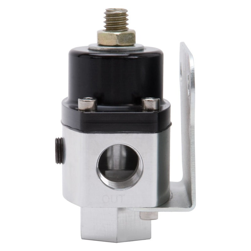 Edelbrock 8190 Fuel Pressure Regulator 4-1/2 to 9 PSI Satin Finish