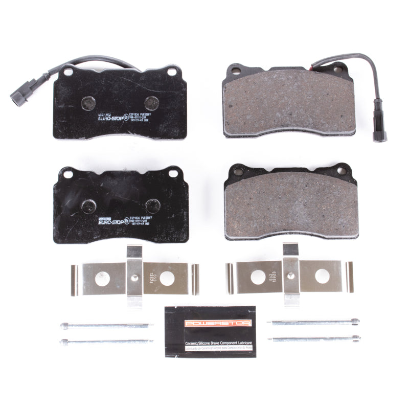 PowerStop ESP1836 fits Volvo 04-07 S60 Euro-Stop ECE-R90 Front Brake Pads