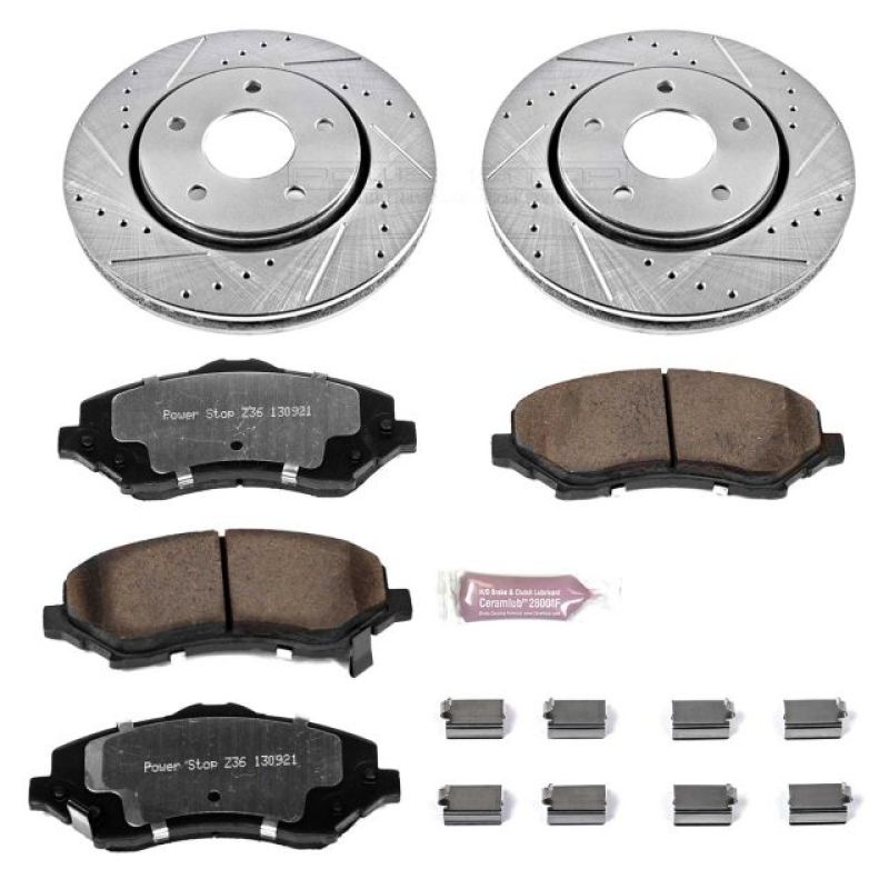 PowerStop K3118 36 fits Chrysler Town & Country Front Z36 Truck & Tow Brake Kit