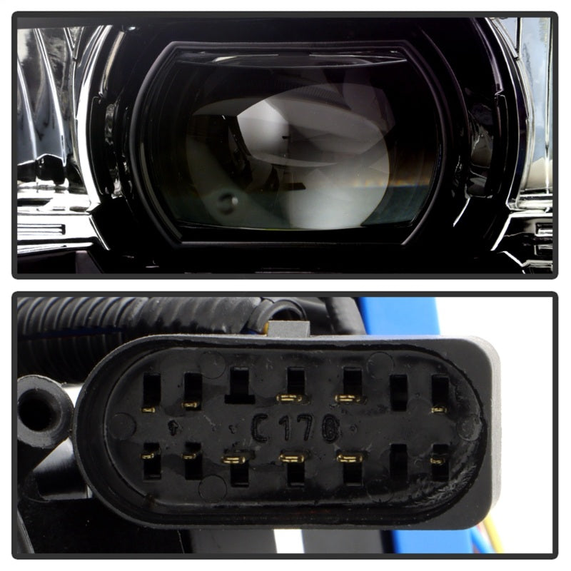 Spyder 11-14 Porsche Cayenne High-Power LED Headlights - Black (PRO-YD-PCAY11AP-BK)