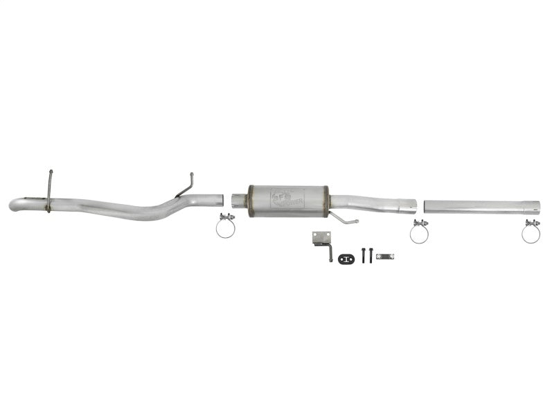AFE 49-08055 on 2-1/2in Aluminized Steel Cat-Back Exhaust 07-18 fits Jeep Wrang