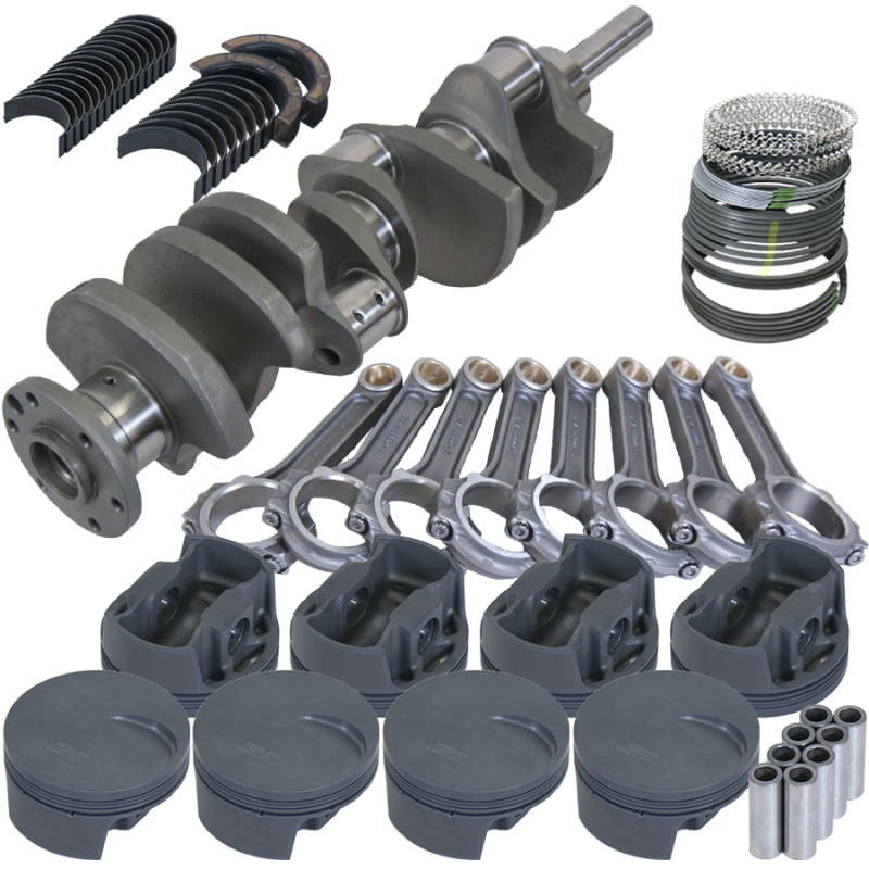 Eagle 65011080 fits Ford 460 4.300in Crank 6.800in I-Beam Rods -3cc Flat Top 4.440in Pistons Rotating Assembly