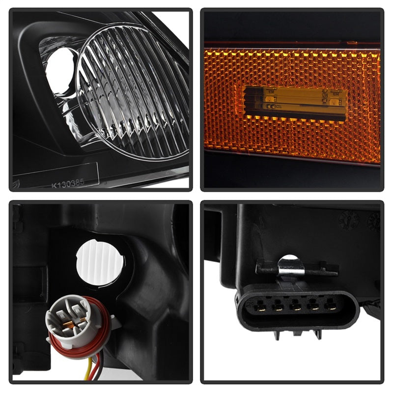 xTune 9042232 06-13 fits Chevrolet Impala LED Light Bar Headlights - Black (PRO