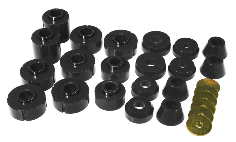 Prothane 7-106-BL fits Chevy 73-77 K10 Blazer Body Mount Kit - Black