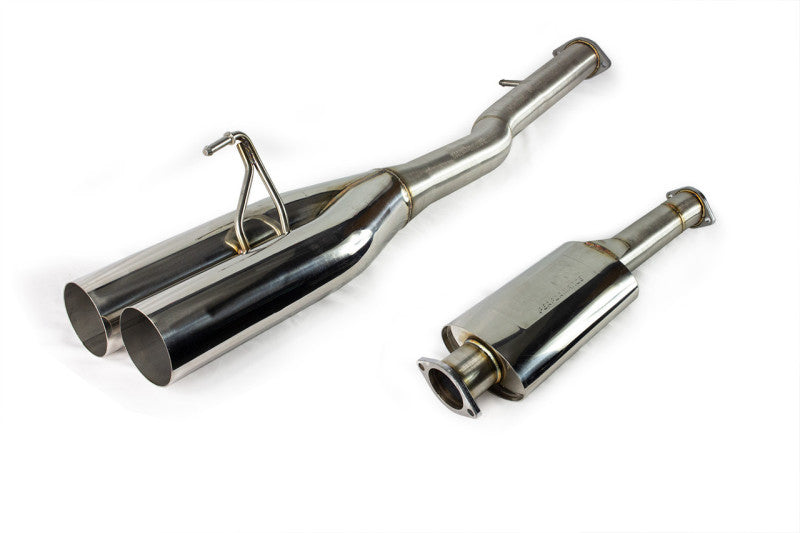 ISR Performance IS-EPDUAL-350BO EP (Straight Pipes) Dual Tip Exhaust 4in - fits Nissan 350Z