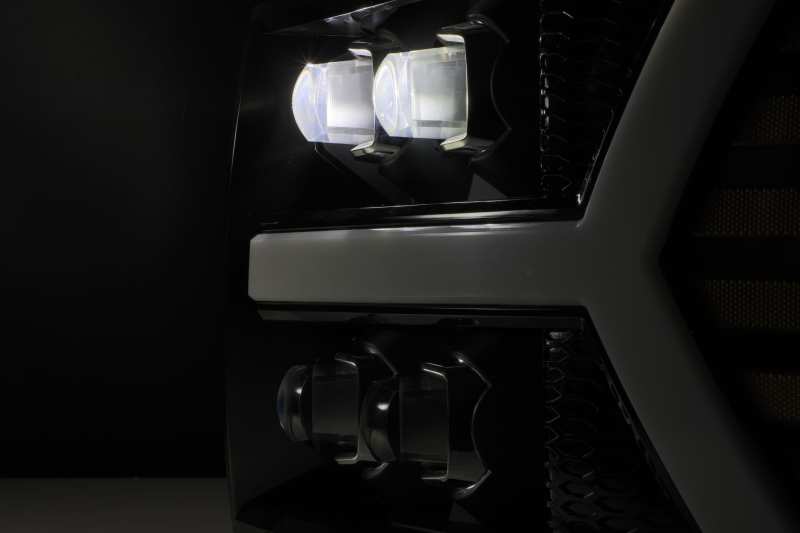 AlphaRex 880209 fits Chevy 07-13 1500HD NOVA LED Proj Headlights Plank Style Ma