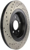 Stoptech 127.33125L Slotted & Drilled Sport Brake Rotor