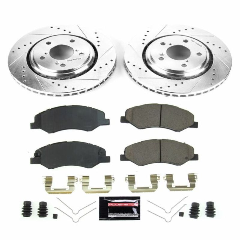 PowerStop K7670 fits Honda 18-19 Odyssey Front Z23 Evolution Sport Brake Kit